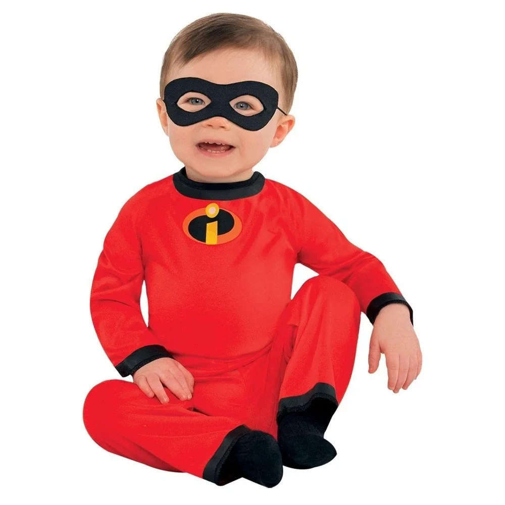 Disney The Incredibles Red and Black Baby Costume - Picture 1 of 6